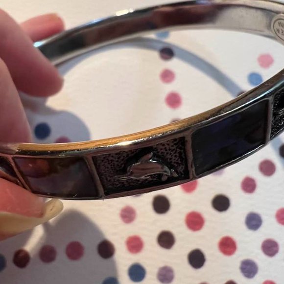 Dolphin Bracelet with Abalone and Mother-of-Pearl - Picture 5 of 7